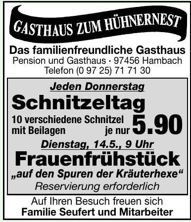 Gasthaus Zum Hühnernest Gasthaus Zum Hühnernest