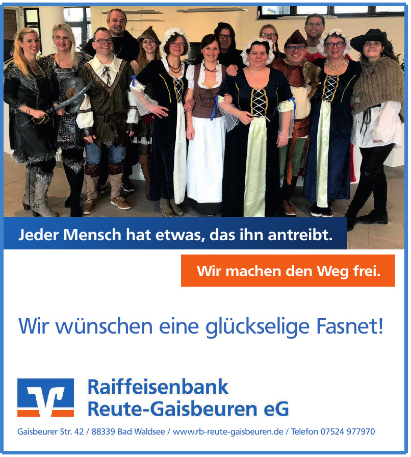 Raiffeisenbank Reute-Gaisbeuren eG Raiffeisenbank Reute-Gaisbeuren eG