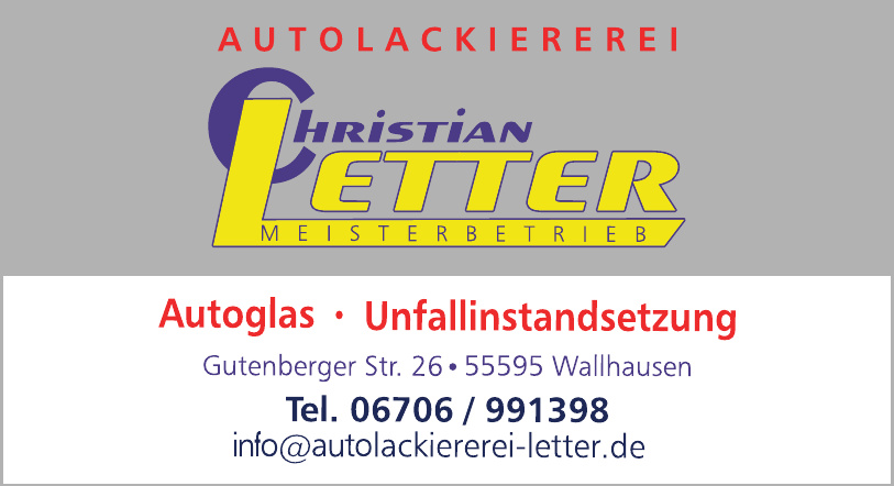 Autolackiererei Christian Letter