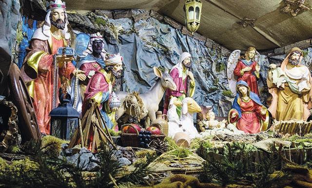 Darum drehen sich die Gottesdienste an Weihnachten inhaltlich: die Geburt Christi in der Krippe in Bethlehem Foto: Pixabay