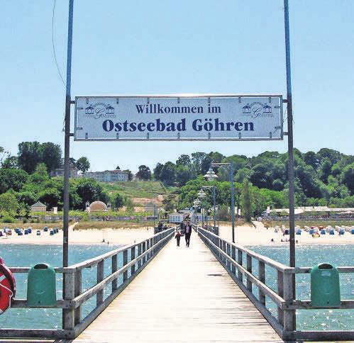 Seebrücke Göhren. Foto: KV Göhren Seebrücke Göhren. Foto: KV Göhren