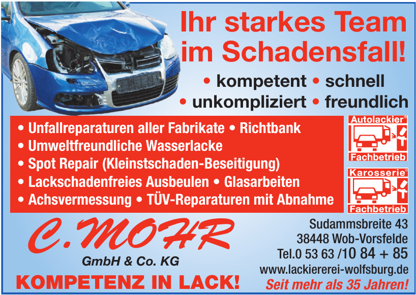 C. Mohr GmbH & Co. KG C. Mohr GmbH & Co. KG
