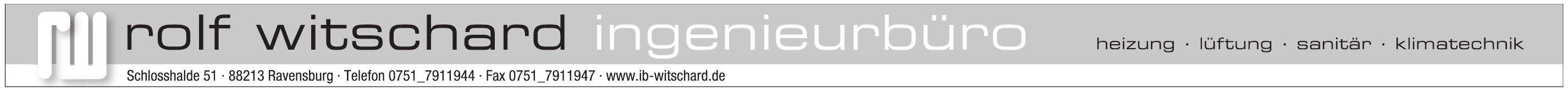 Rolf Witschard Ingenieurbüro Rolf Witschard Ingenieurbüro