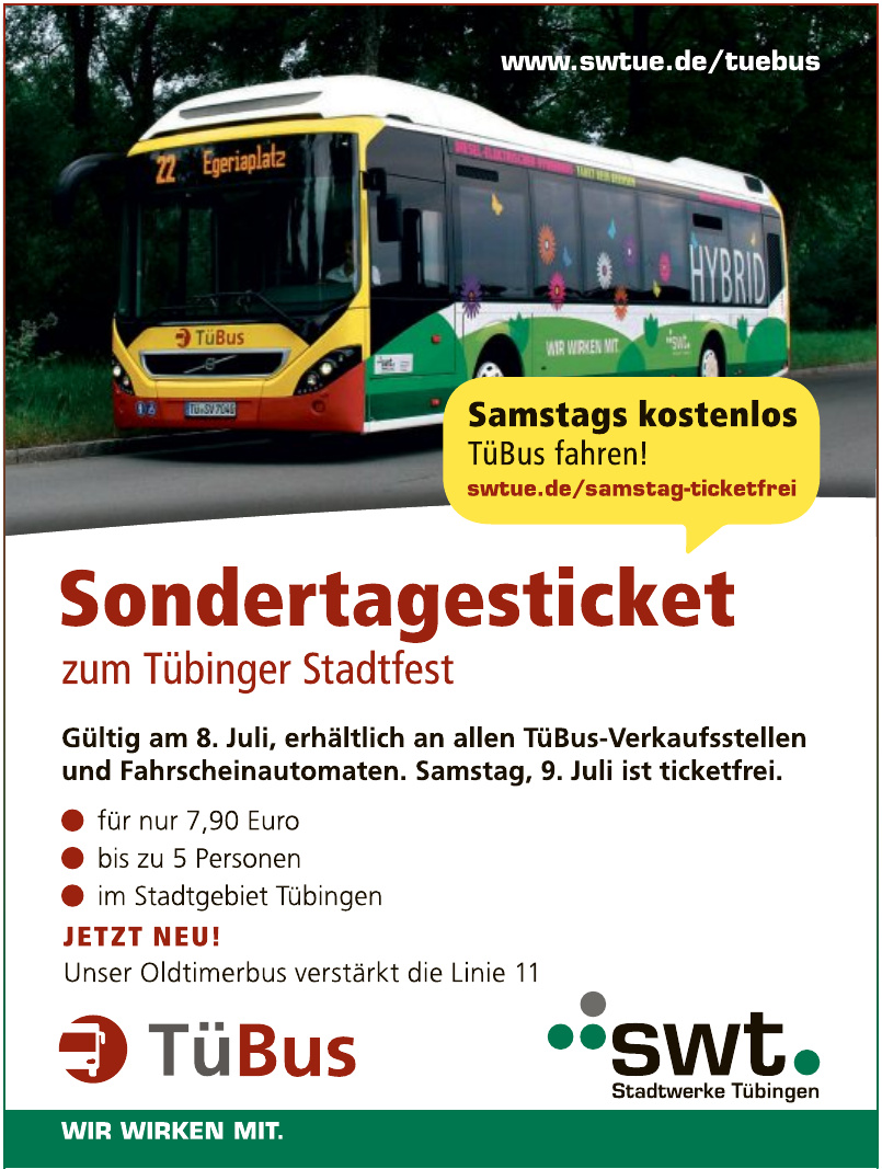 SWT Stadtwerke Tübingen - TüBus