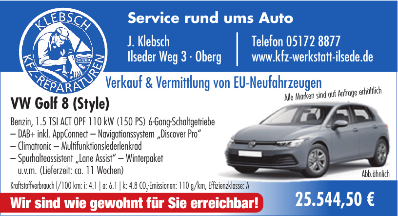 J. Klebsch Service rund ums Auto J. Klebsch Service rund ums Auto