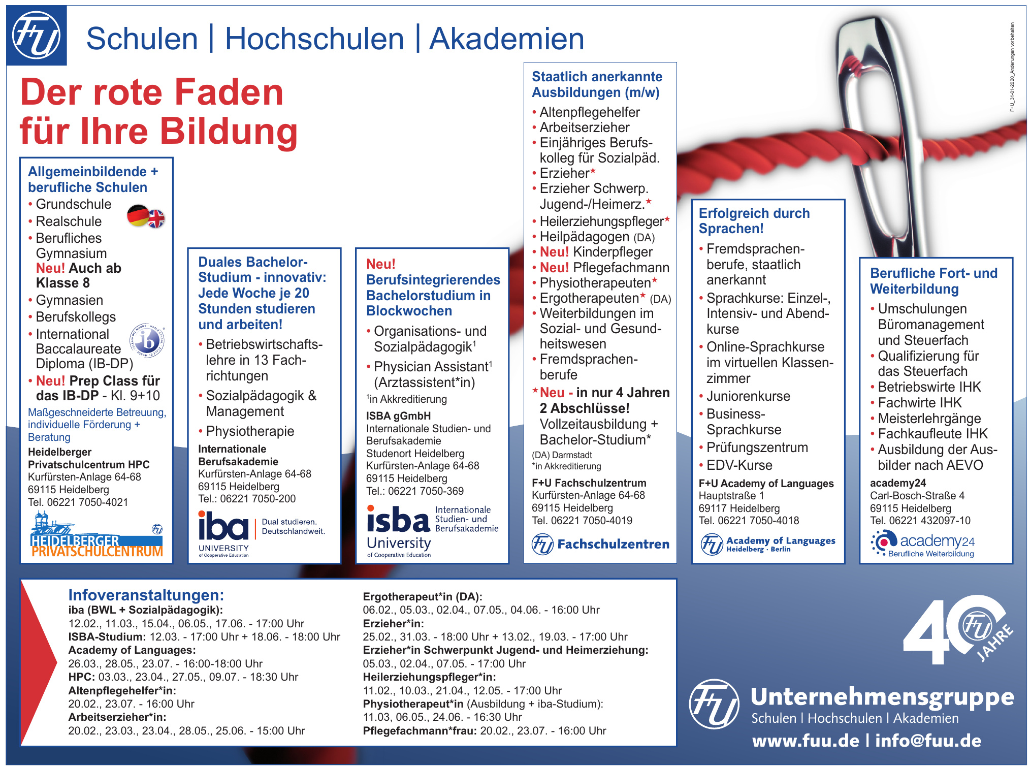Rhein-Main-Neckar Schulen, Hochschulen, Akademien Rhein-Main-Neckar Schulen, Hochschulen, Akademien