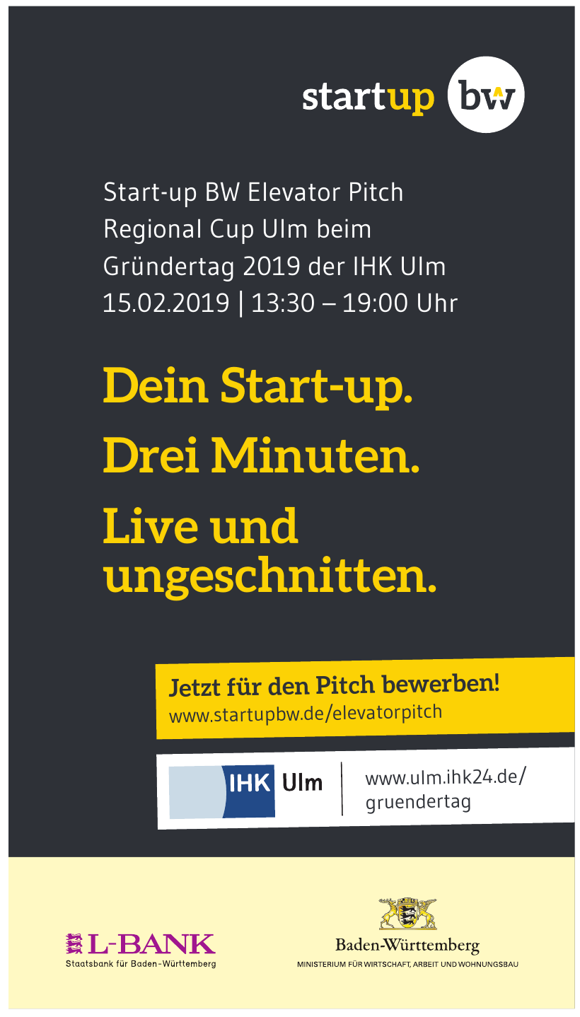 Start-up BW Elevator Pitch Start-up BW Elevator Pitch