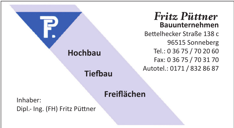 Fritz Püttner Bauunternehmen Fritz Püttner Bauunternehmen