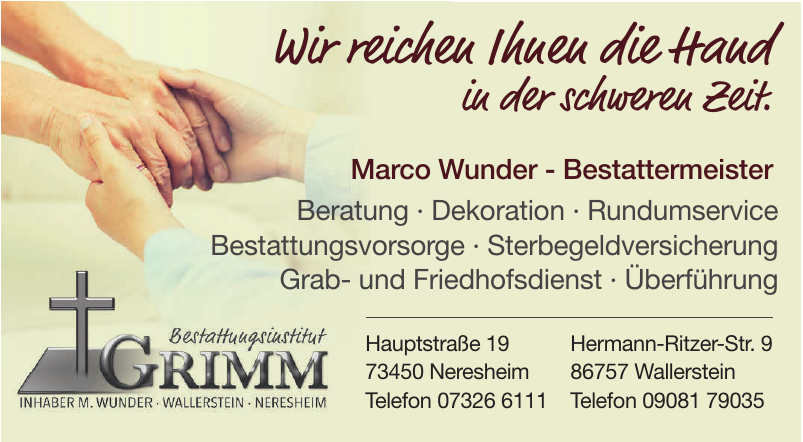 Bestattungsinstitut Grimm Bestattungsinstitut Grimm