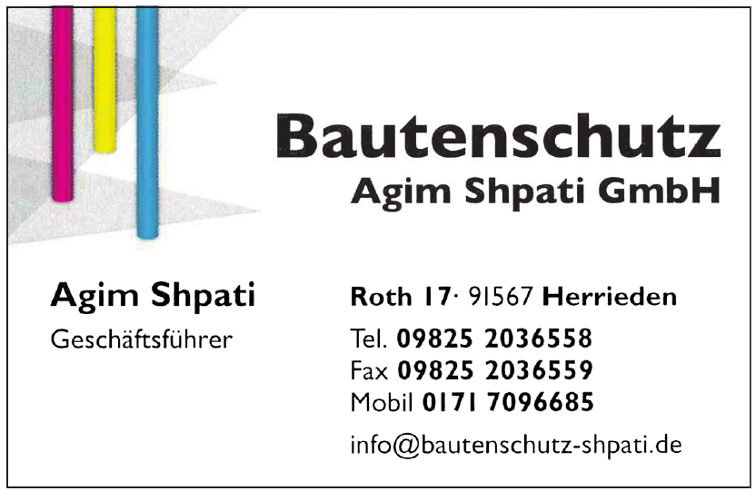 Bautenschutz Agim Shpati GmbH Bautenschutz Agim Shpati GmbH