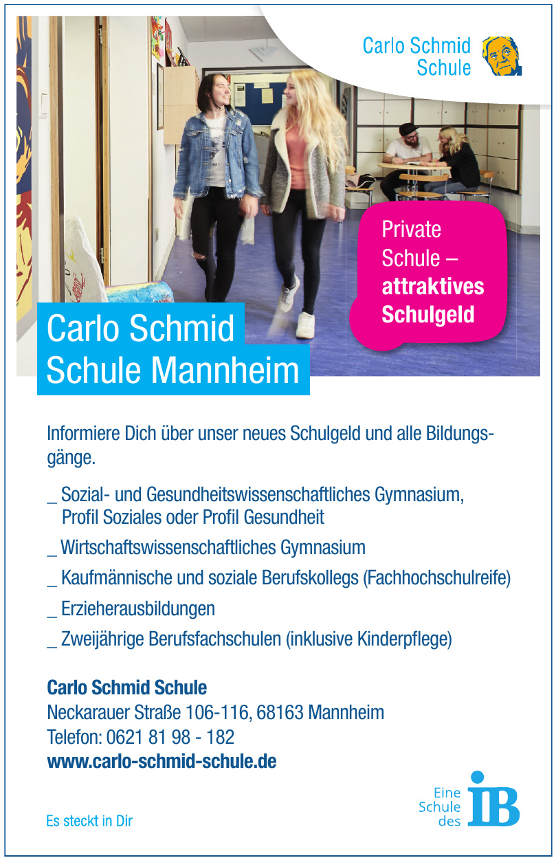 Carlo Schmid Schule Carlo Schmid Schule