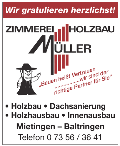 Zimmerei Holzbau Müller Zimmerei Holzbau Müller
