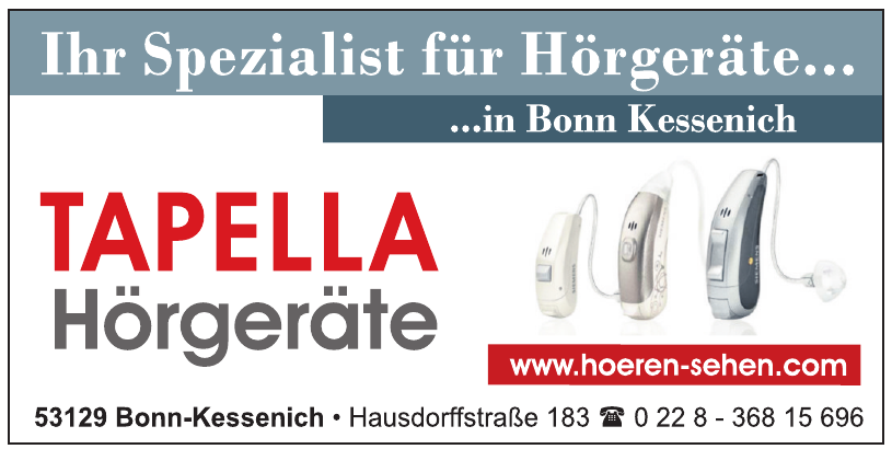 Tapella Hörgeräte Tapella Hörgeräte