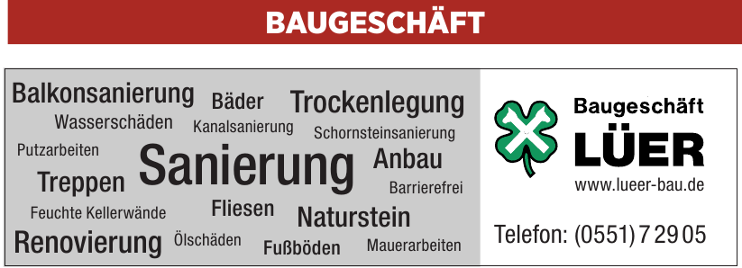 Baugeschäft Lüer Baugeschäft Lüer