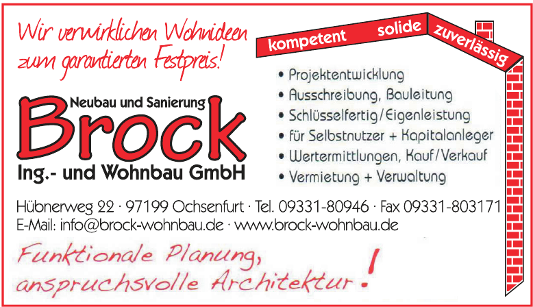 Brock Ingenieur- und Wohnbau GmbH Brock Ingenieur- und Wohnbau GmbH