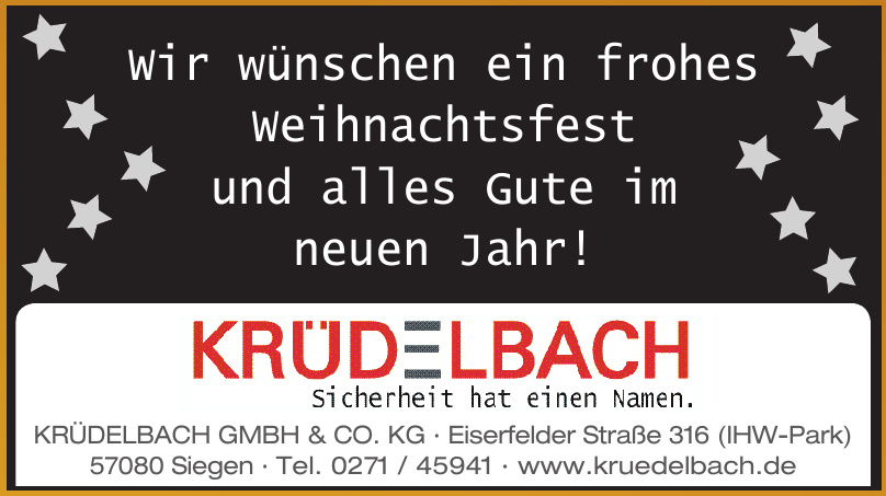 Krüdelbach GmbH & Co. KG Krüdelbach GmbH & Co. KG