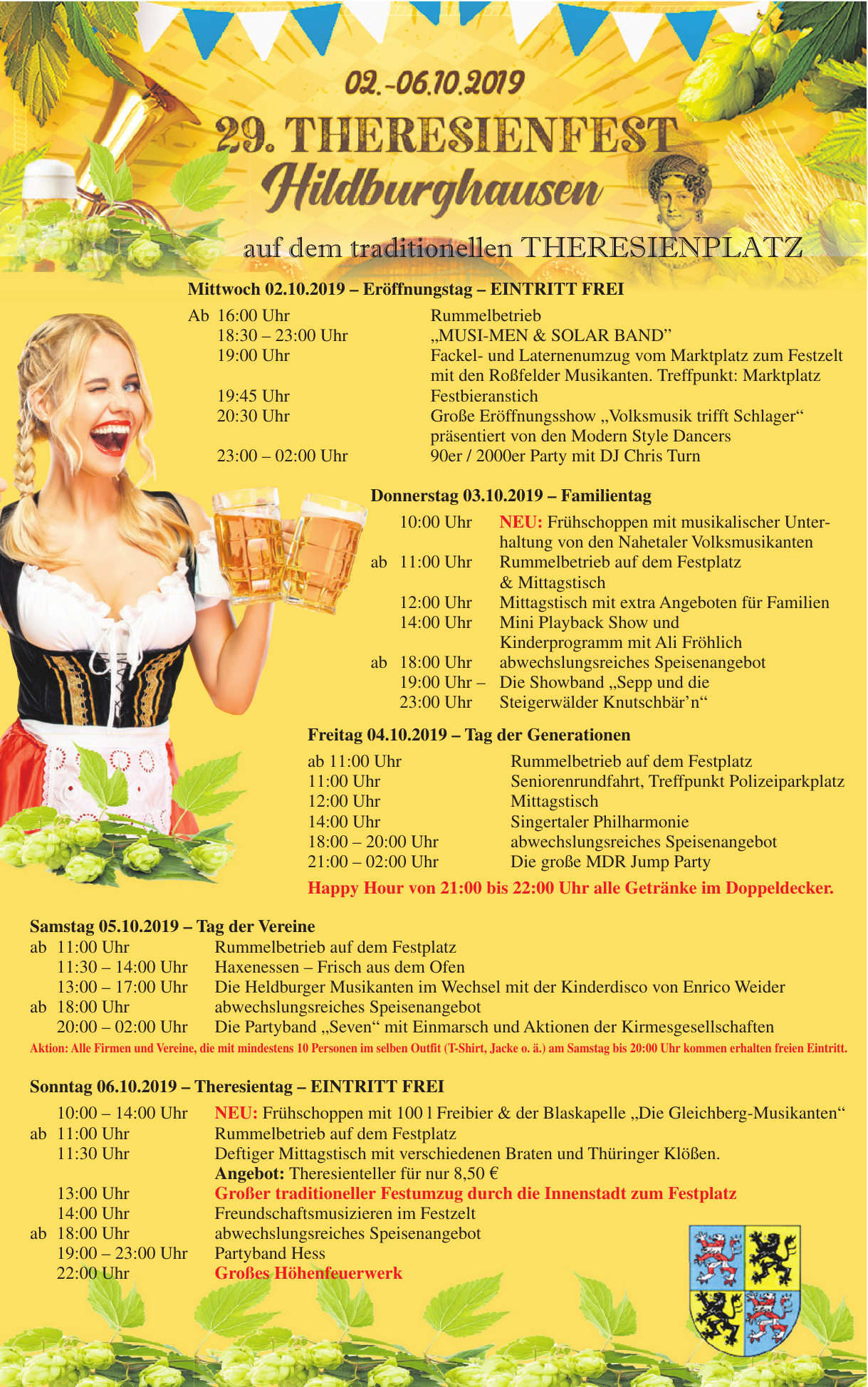 29. Theresienfest Hildburghausen 29. Theresienfest Hildburghausen