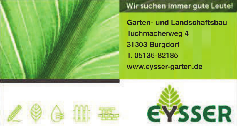 Helmut Eysser Garten- und Landschaftsbau Helmut Eysser Garten- und Landschaftsbau