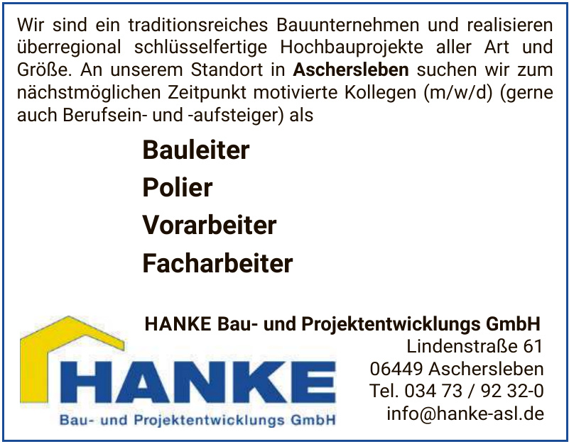 HANKE Bau- und Projektentwicklungs GmbH