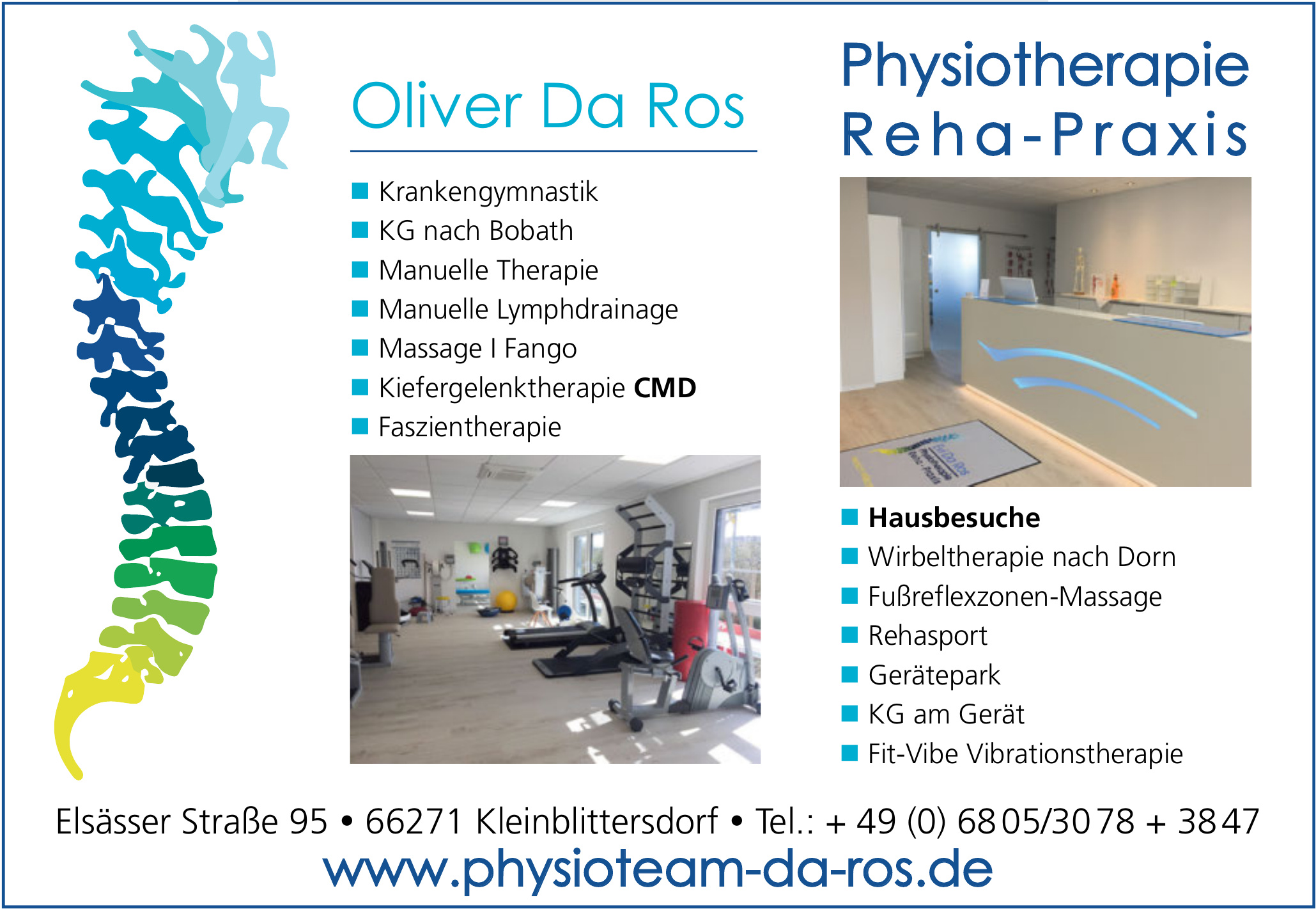 Oliver Da Ros Physiotherapie und Reha-Praxis Oliver Da Ros Physiotherapie und Reha-Praxis