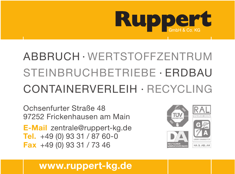 Ruppert KG Ruppert KG