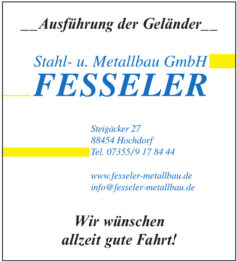 Fesseler Stahl- u. Metallbau GmbH Fesseler Stahl- u. Metallbau GmbH