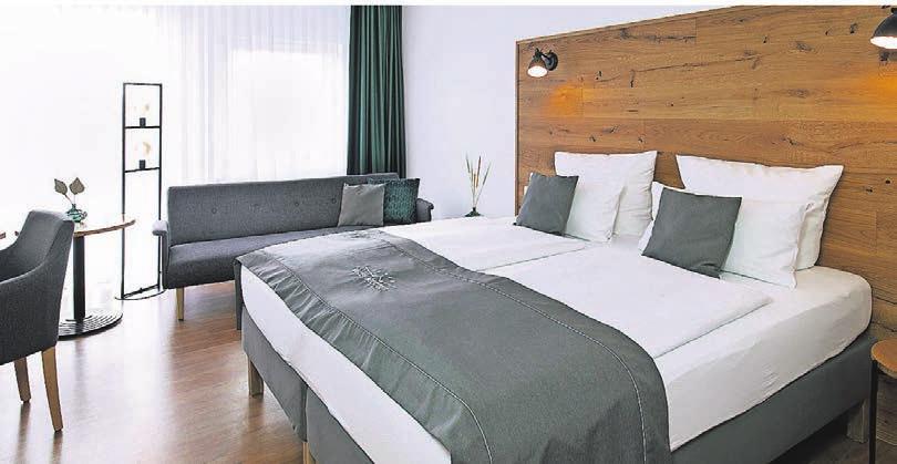 Die Zimmer sind stilvoll und komfortabel eingerichtet. Fotos: Hotel Nickisch Die Zimmer sind stilvoll und komfortabel eingerichtet. Fotos: Hotel Nickisch