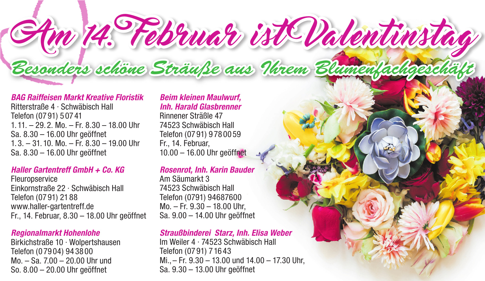 Am 14. Februar ist Valentinstag Am 14. Februar ist Valentinstag