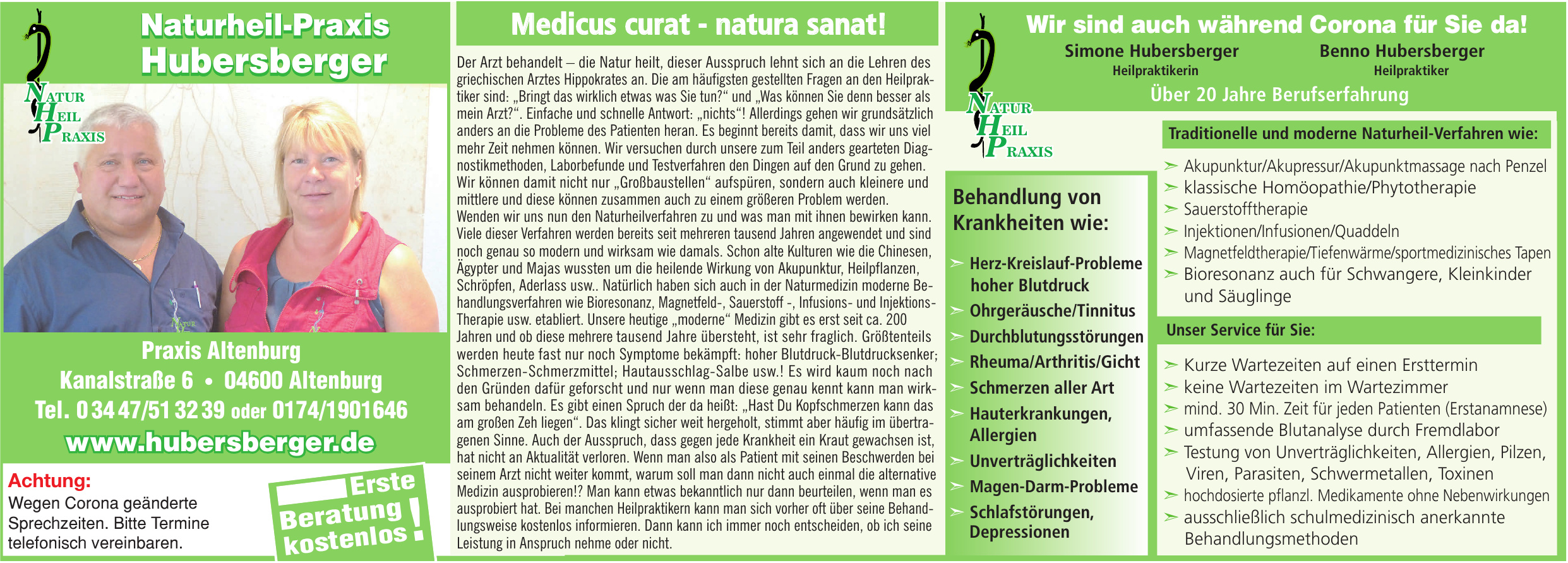 Naturheil-Praxis Hubersberger Naturheil-Praxis Hubersberger
