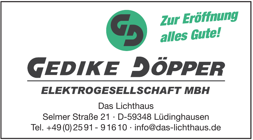 Gedike Döpper Elektrogesellschaft mbH Gedike Döpper Elektrogesellschaft mbH