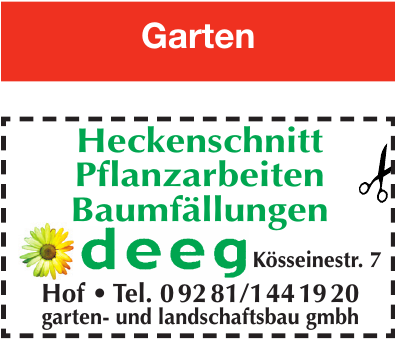 Deeg Garten- & Lanschaftsbau GmbH Deeg Garten- & Lanschaftsbau GmbH