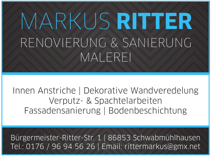 Markus Ritter Renovierung & Sanierung