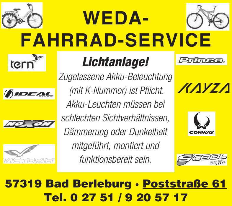Weda-Fahrrad-Service Weda-Fahrrad-Service