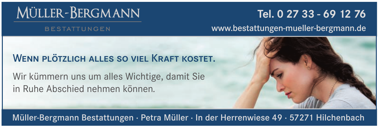 Müller-Bergmann Bestattungen Müller-Bergmann Bestattungen