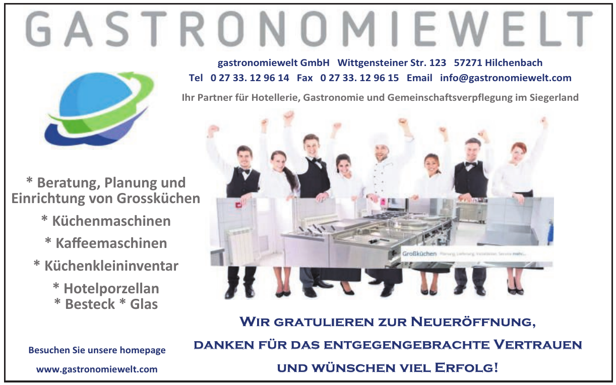 Gastronomiewelt GmbH Gastronomiewelt GmbH