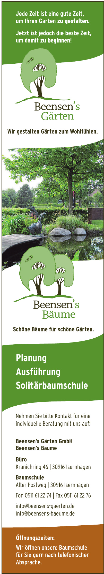 Beensen´s Gärten GmbH Beensen´s Gärten GmbH