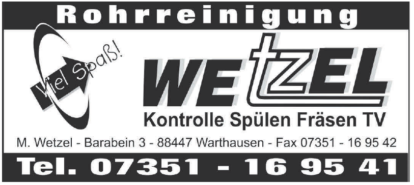 Rohrreinigung Wetzel Rohrreinigung Wetzel