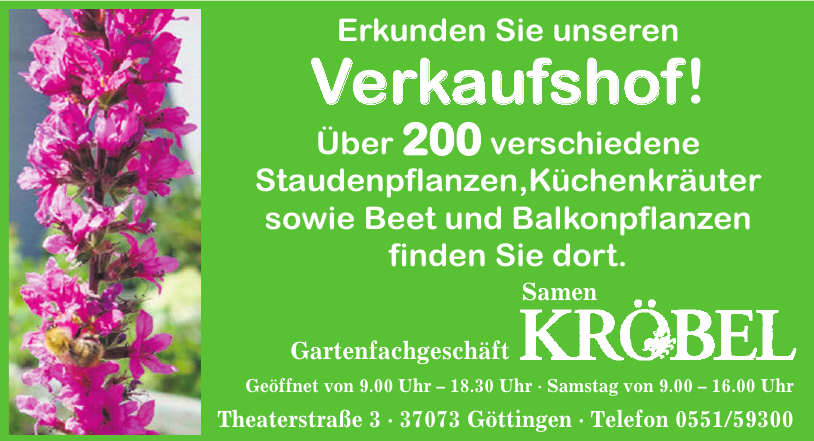 Samen Kröbel Gartenfachgeschäft Samen Kröbel Gartenfachgeschäft
