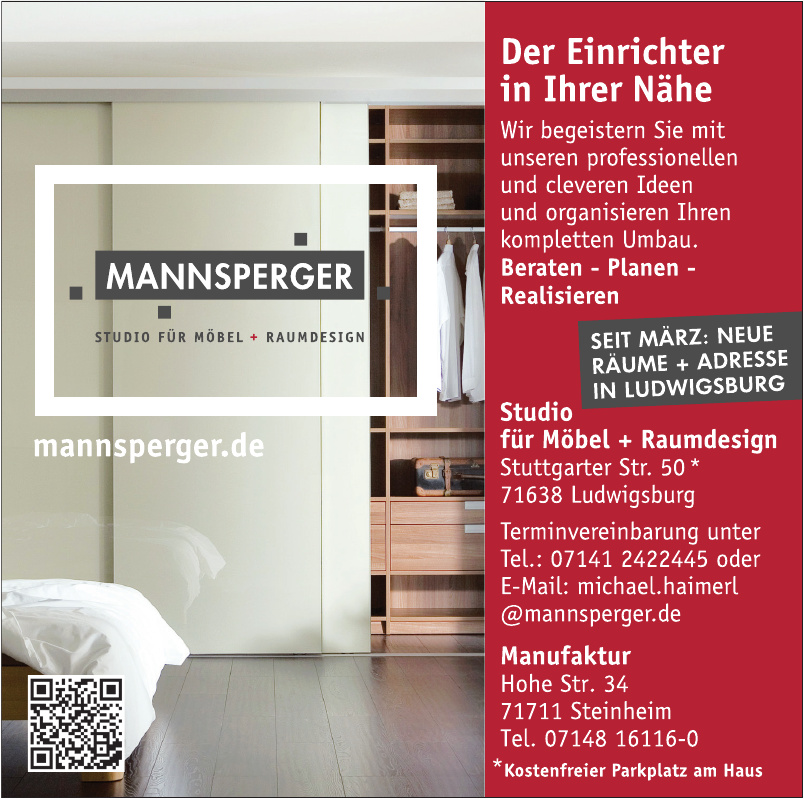 Mannsperger – Studio für Möbel + Raumdesign