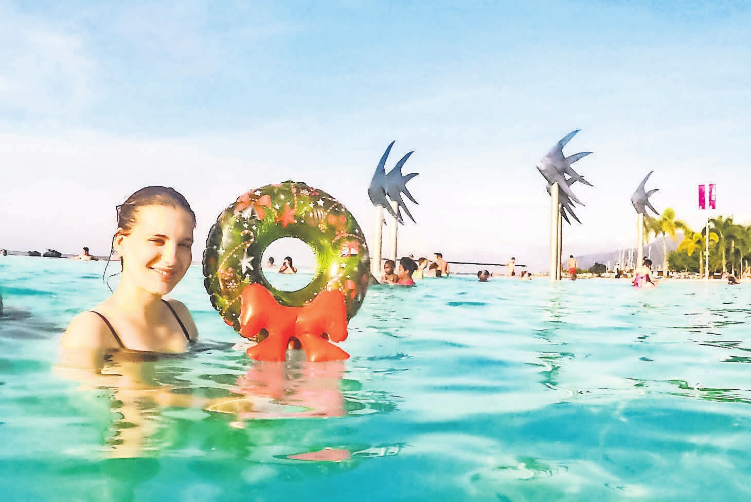 Sommerliche Grüße aus Cairns sendet Jule. Das ist unsere Gewinnerin. Sommerliche Grüße aus Cairns sendet Jule. Das ist unsere Gewinnerin.