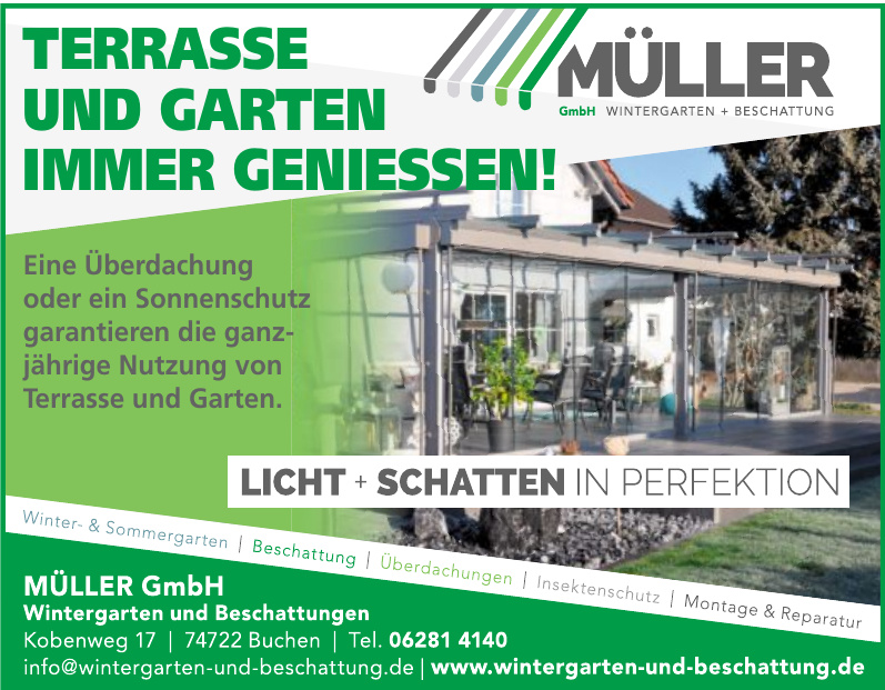 Müller GmbH Wintergarten & Beschattungen