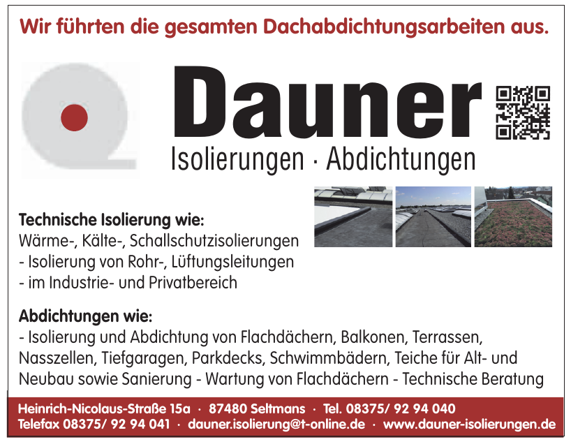 Dauner Isolierung Dauner Isolierung