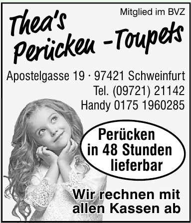 Thea‘s Perücken -Toupets Thea‘s Perücken -Toupets