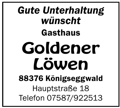 Gasthaus Goldener Löwen Gasthaus Goldener Löwen