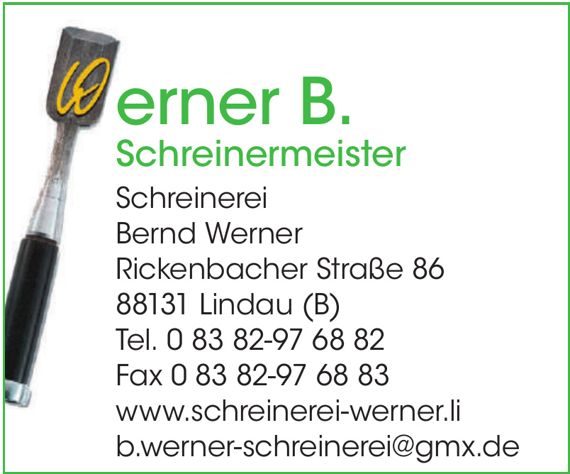 Werner B. Schreinermeister Werner B. Schreinermeister
