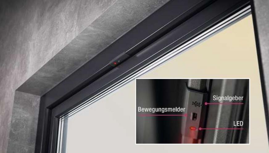 Das Smart-Guard-Sytem von Rehau schlägt bereits Alarm, wenn sich Einbrecher dem Fenster auf bis zu 20 Zentimeter nähern. FOTO: REHAU Das Smart-Guard-Sytem von Rehau schlägt bereits Alarm, wenn sich Einbrecher dem Fenster auf bis zu 20 Zentimeter nähern. FOTO: REHAU