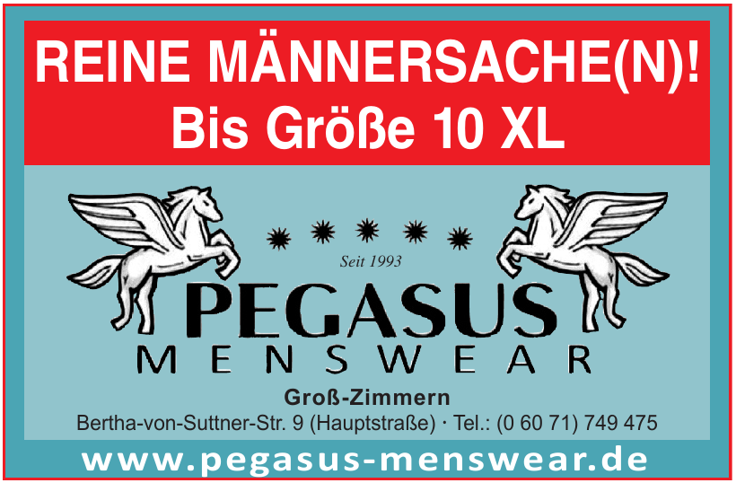 Pegasus Menswear Pegasus Menswear