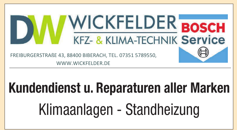 DW Wickfelder DW Wickfelder