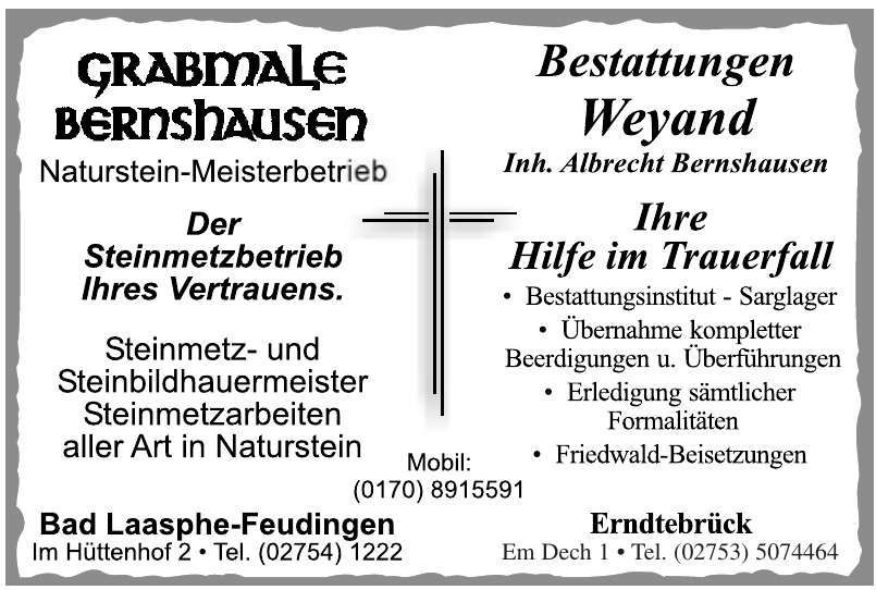 Grabmale Bernhausen Grabmale Bernhausen