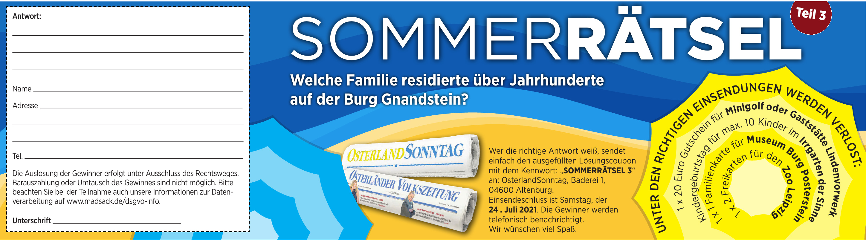 Sommerrätsel Sommerrätsel